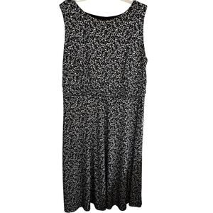 Established 1962 2X Women's Black Sun Sleeveless Dress Plus Size 18W 20W 2XL XXL